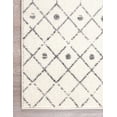 thumbnail image 3 of Abani Casa Collection Grey 6' x 9' Moroccan Linear Pattern Modern, 3 of 5