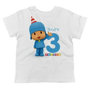 Pocoyo - Happy Birthday You're 3 Toddler T-Shirt