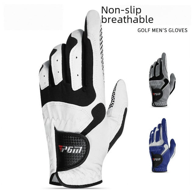 Guantes de golf de tela de microfibra antideslizante y resistente al desgaste para hombre