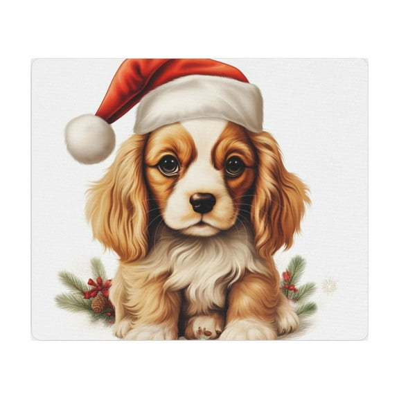 DistinctInk Mouse Pad - 1/4" Foam Rubber - Cavalier King Charle Spaniel Puppy Drawing