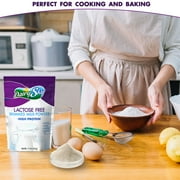 DairySky Lactose-Free Powdered Milk, Non-Fat Dry Milk, Kosher, Protein & Calcium, Liquid Milk Substitute, rBST-Free (11 oz)