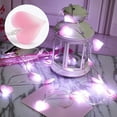 thumbnail image 1 of LED String Light Heart Shape Strip 3 1 2 Lamp Romantic Hanging Decor for Party Wedding Anniversary, 3 Meters, 1 of 7