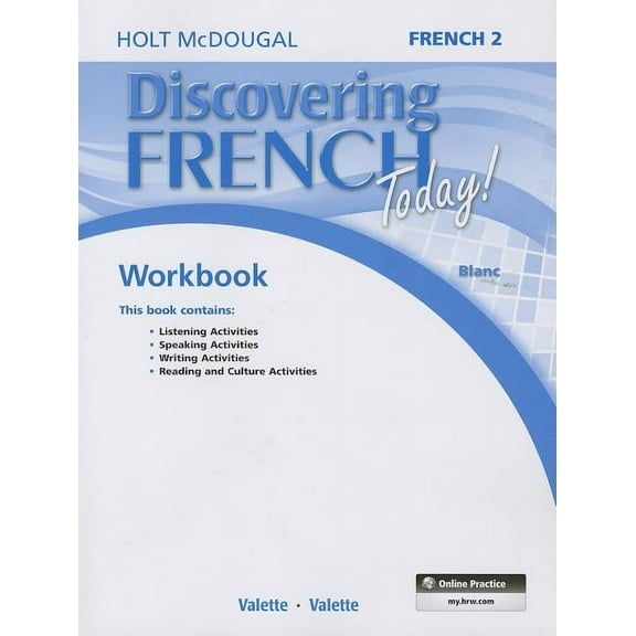 Discovering French Today Student Edition Workbook Level 2, (Paperback)