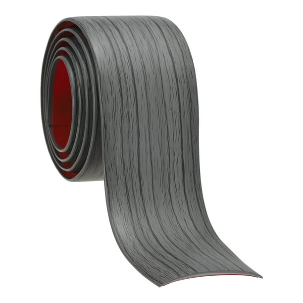 Tira de Transición de Piso Autoadhesiva Uxcell 3.3' x 1.6' Vinilo Gris Oscuro