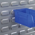 thumbnail image 6 of Global Industrial Wall Bin Rack Panel with (32) Blue Bins, 36x7x19, 6 of 7