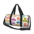thumbnail image 1 of Balery Doodle Cars Bolsa de Gimnasio para Mujeres y Hombres, Bolsa de Viaje Impermeable, Bolsa de Fin de Semana con Compartimento para Zapatos y Bolsillo Húmedo, 1 of 6