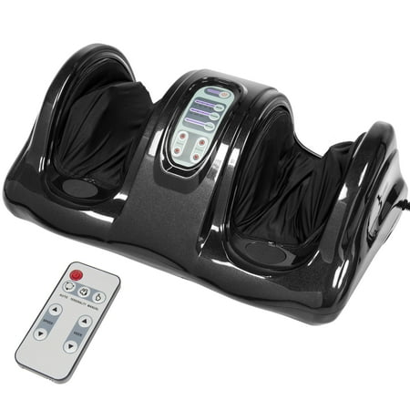 Best Choice Products Shiatsu Foot Massager, Therapeutic Kneading and Rolling w/ Remote, 3 Modes - Black