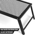 thumbnail image 3 of Camp Over Fire Grill, Folding Steel Campfire Grill Portable Camping Fire Pit Outdoor BBQ Picnic - 21.6" x 11.8", 3 of 8