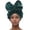 Green, variant on Women Ruffle Hat Cancer Chemo Turban Wrap Scarf Cap Shawl Exquisite Handcrafted Headgear: African Turban Hats for Weddings and Parties Purple One Size