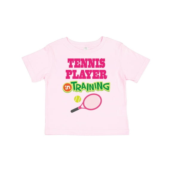 Inktastic Future Tennis Player in Training Girls Toddler T-Shirt