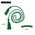 thumbnail image 2 of Unique Bargains 67' Graduation Honor Cord with Tassel Braided Graduation Ropes, Green, 2 of 7