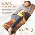 thumbnail image 4 of Naloa Sunset Dancing Dolphin A Super Soft 20x60 Body Pillow Case,Long Side Hidden Zipper（PILLOWS ARE NOT INCLUDED）, 4 of 6