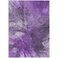 thumbnail image 2 of HomeRoots 579737 9 x 12 ft. Abstract Washable Indoor & Outdoor Rectangle Area Rug, Purple, Lilac & Eggplant, 2 of 5