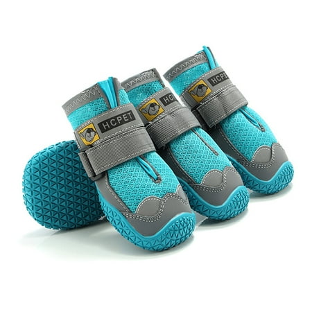 

Dog Boots Dog Booties Outdoor Dog Shoes with Rugged Anti-Slip Sole for Medium Dogs