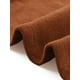 thumbnail image 5 of Vestido de tirantes ajustables plisado para mujer de tallas grandes Agnes Orinda, overol casual de pana con bolsillos 3X marrón, 5 of 6