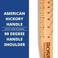 thumbnail image 3 of Boss Hammer Construction Grade Titanium Hammer with Hickory Handle, 3 of 4