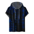 thumbnail image 2 of NuoCaiYun Men'S Short Sleeve Hoodies Lightweight Soft Hooded T-Shirt Athletic Pullover Tops Lightweight Sweatshirts, 2 of 5
