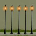 thumbnail image 3 of 1 100 HO Scale Retro Model Street Lamp Layout Lamppost Garden Landscape Light Railway Train Lamp Micro Landscape Decor, 3 of 6