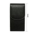 thumbnail image 2 of Men's PU Leather Cell Phone Belt Clip Holster Cover Vertical Case Outdoor Waterproof Vintage Waist Storage Bag, 6x3", 2 of 5