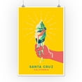 thumbnail image 2 of Santa Cruz, California, Sweet Relief Collection, Melting Ice Cream Cone (12x18 Wall Art Poster, Room Decor), 2 of 3