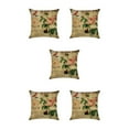 thumbnail image 3 of Maytalsory Easy To Change Flowers Pillowcase Addition To Home Decor Polyester Decorative Pillow Cushion Covers Soft Durable kztym001-9 5Set, 3 of 6