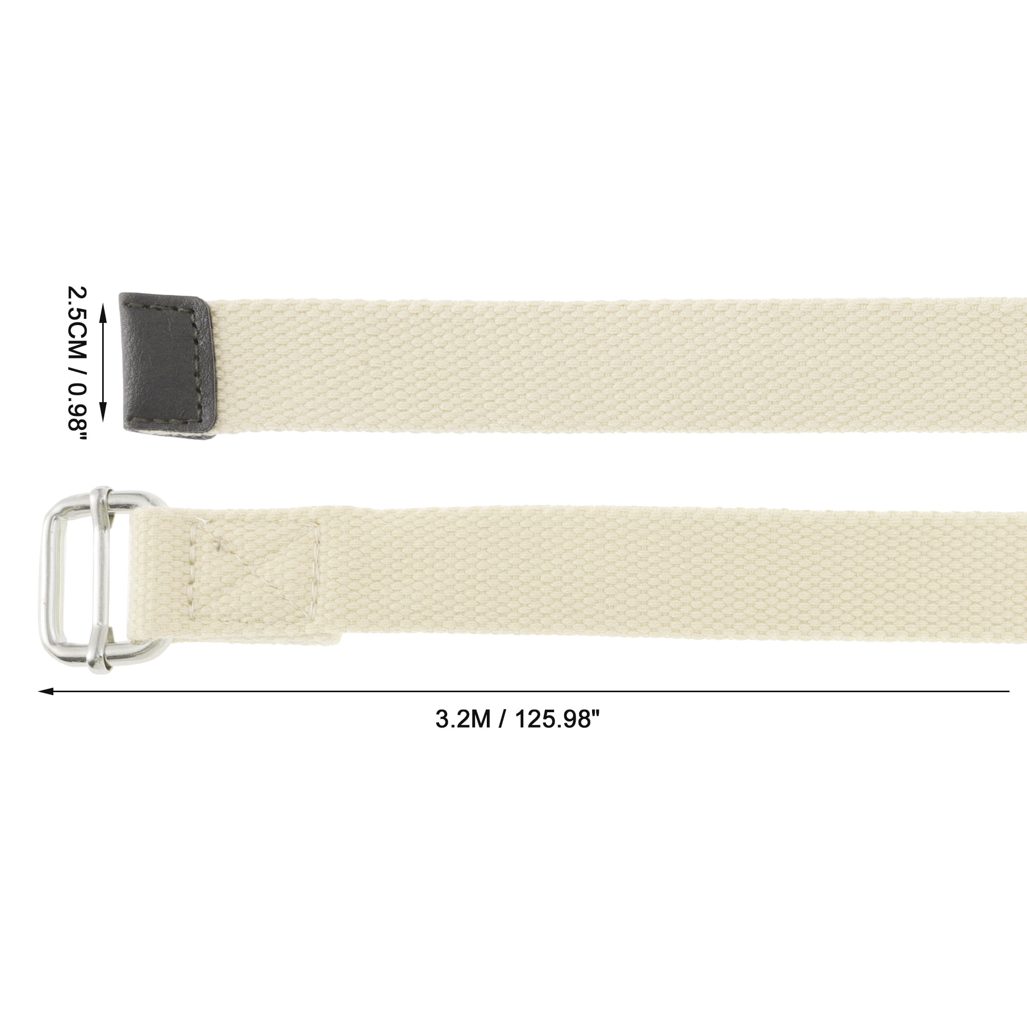 Unique Bargains 1Pc Women Yoga Stretch Band 125.98 Inches Length Khaki