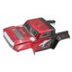 thumbnail image 4 of Cubierta de carrocería RC, repuesto de fácil instalación, resistente, actualización, pintado, piezas de bricolaje para camión corto RC SY1201 1202, pi Rojo, 4 of 8