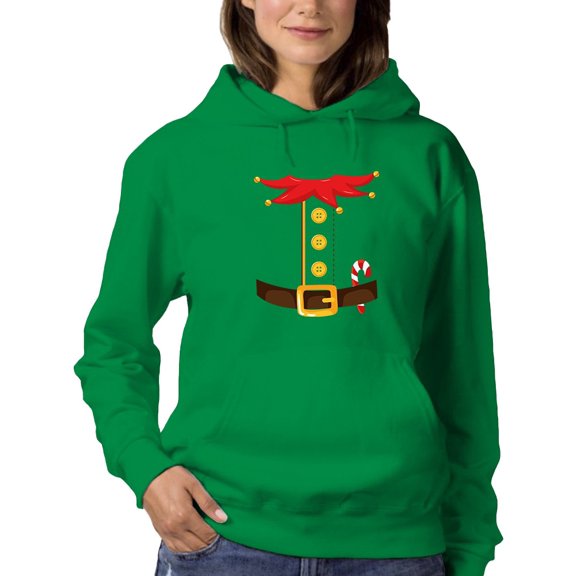 Elf Outfit Women Hoodie, Female Small