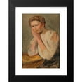 thumbnail image 2 of Jacob Nöbbe 11x14 Black Modern Framed Museum Art Print Titled - Portrait Daughter Elsa (1908), 2 of 5