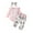 Style E, variant on GYRATEDREAM Infant Baby Girl Clothes Long Sleeve Ruffle Romper Long Pants Headband Set 3pcs Girls' Clothing Outfit
