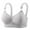 Womens Bras Gray, variant on Womens Seamless Wireless Supportive Bra Push Up Comfort Soft No Underwire Full Coverage T-Shirt Bralette