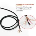 thumbnail image 3 of Cable de audio de repuesto compatible con auriculares inalámbricos para juegos SteelSeries Arctis 3/Arctis 5/Arctis 7/Arctis Pro (cable de audio, negro), 3 of 7