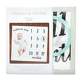 thumbnail image 6 of Little Pear By Pearhead Baby Milestone Blanket, Gender-Neutral Monthly Growth Chart, Black & White, 6 of 6