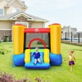 thumbnail image 4 of Infans Inflatable Bouncer Kids Slide Bounce House for Indoor Outdoor with 350W Blower, 4 of 7