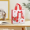 thumbnail image 4 of Rewenti Valentine's Day Rose Gift Bag Non Woven Handbag Waterproof Shopping Bag Gift Box, 4 of 4