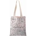 thumbnail image 1 of JYTAPP Software Engineer Canvas Tote Bag Software Developer Gift Programmer Graduation Gift New Engineer Shoulder Bag, 1 of 5