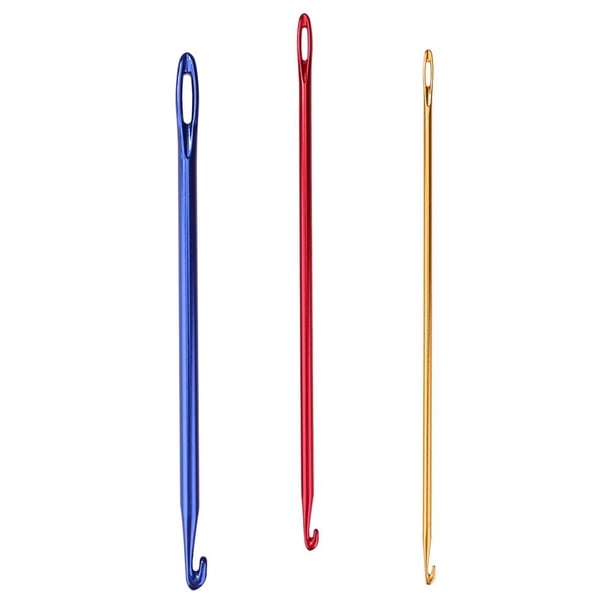 Wdftyju 3 unids/set ganchos de ganchillo de óxido de aluminio aguja de coser de tejer con ojo de agujero Wdftyju 1dp9zl8vt8zh6wb1