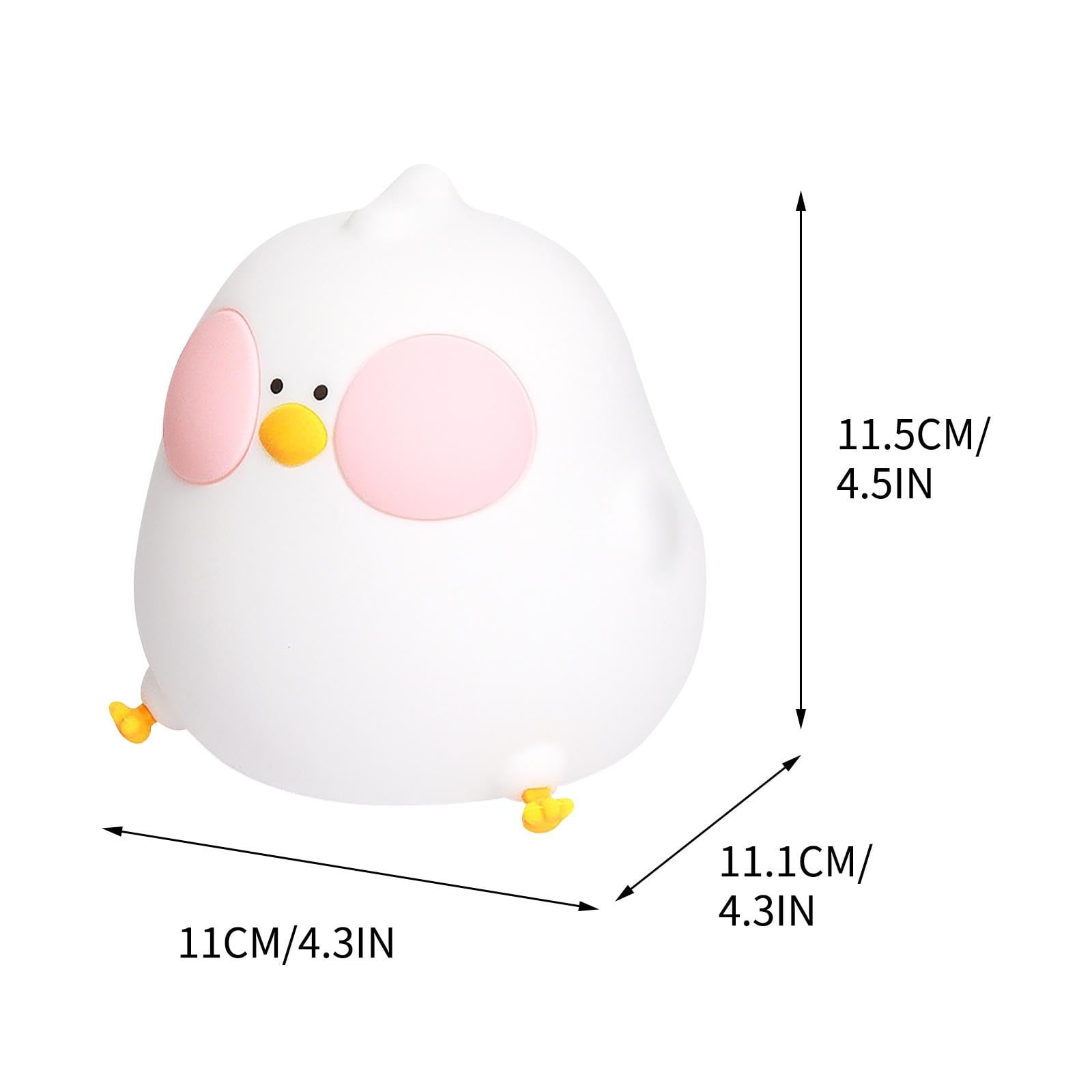 Rechargeable Nursery Night Light for Ba-by, Dimmable Color Changing Ki-ds Night Light with Auto Shut Off Timer, Soft Silicone Breastfeeding Lamp for Tod-dler Sleep Training
