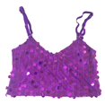thumbnail image 4 of Daznico The Girls' Carnival Adjustable Elastic Band Sequined Top Exposes The Navel for Children,Mardi Gras Clothing,XS, 4 of 4