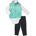 thumbnail image 2 of Carter's Ensemble de Gilet 3 Pcs pour Bébé Filles (Bébé) - Rose Vif, 2 of 2