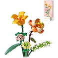 thumbnail image 1 of Juegos de construcción de ramo de flores, juguetes de bloques de construcción de flores artificiales, colección botánica para decoración del hogar, regalos de cumpleaños compatibles con Lego ER, 1 of 5