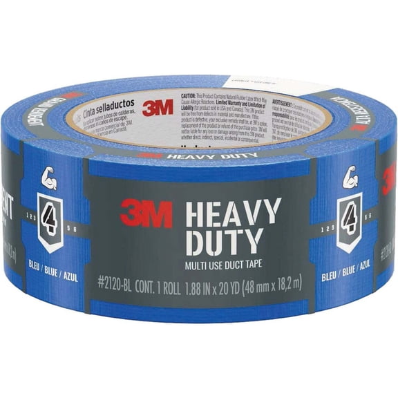 3M 1.88 In. x 20 Yd. Blue Heavy Duty Duct Tape 2120-BL
