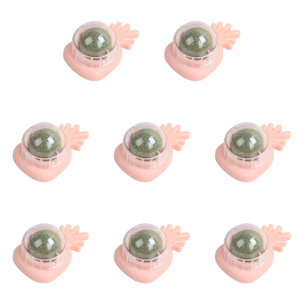 Bolas para Lamer Con Hierba Gatera Piña Saludables Suministros () Rosa