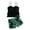 Black, variant on WOYY Big Girls Tropical Swimsuit Ruffle Tankini Top and Boyshorts Bathing Suit