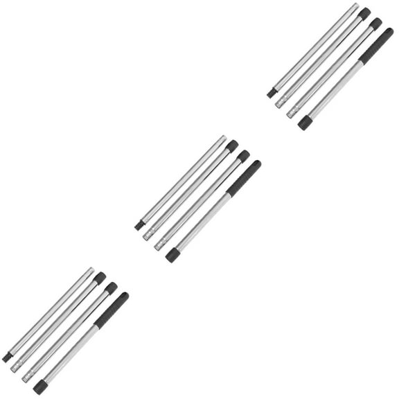 3 Count Mop Stick Only Stainless Rod Handle Joy Replacement
