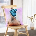 thumbnail image 5 of LALILO Throw Pillow Covers Young Woman With Tattoo Standing Pin Cushion Cover 18" x 18", 2 Pack, 5 of 6