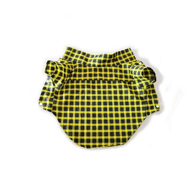 Methold Camisa para perros Flexible Varios tamaños Cachorros Ropa Multicolor Cuatro estaciones Transpirable Sin hebillas Estilo simple Ropa para Ropa para mascotas Amarillo SG Methold PT003821-14B