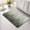 Green, variant on Blue Gray Gradient Non Slip Bathroom Mat, Modern Abstract Industrial Wall Texture Absorbent Bath Mat Rubber Backed Quick Dry Doormat Fit Under Door for Bathtub Shower Sink Kitchen 16"x24"