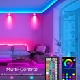 SRWEHG-65.6ft Led Lights for Bedroom,Bluetooth Smart APP Control Color ...