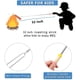 thumbnail image 2 of Palitos para asar malvaviscos, pinchos, tenedores giratorios telescópicos, juego de 8 hogueras para perros calientes, chimenea al aire libre, accesorios para fogatas, tenedor de acero extensible para, 2 of 7